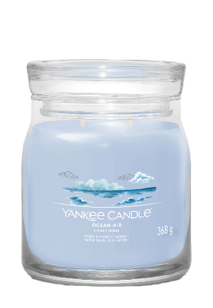 Yankee Candle Signature Medium Ocean Air Ljus & ljusstakar Blå 368 g