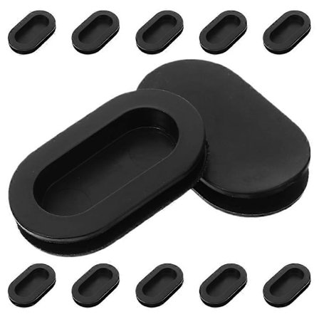 12 stk. ovale sparegris gummipropper til møntindkast, nem rengøring, sikker forsegling, universal pasform til sparekasser (LGL)