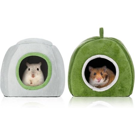 2 st Guinea Pig Bed Cozy Hamster Bur H