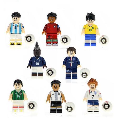 byggstenar fotboll Messi träsk Barronaldo Özil sömmar