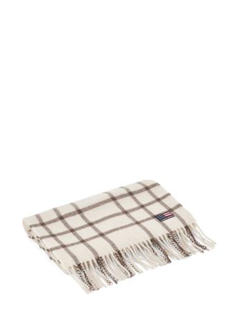Massachusetts Recycled Wool Blend Scarf Accessories Scarves Winter Scarves Beige Lexington Clothing