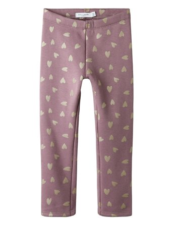 name it Nmftavina Sweat Fleece Legging Bru Noos - Purple - 86