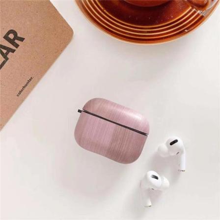 Airpods Pro Skal I Trä-mönster För Män Stötsäkert Stonegrey One Size