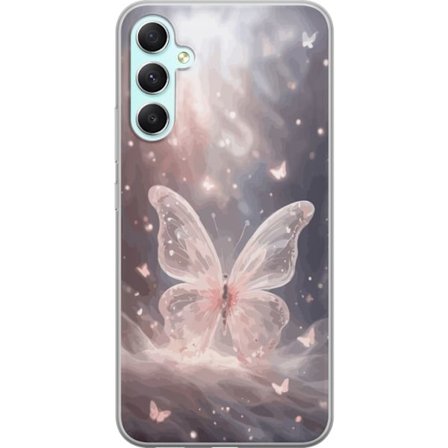 Kompatibelt Mobilskal till Samsung Samsung Galaxy A34 Fjäril