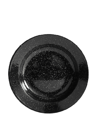 Sagaform Doris Emaljtallrik Skålar Svart ø20x2,5cm