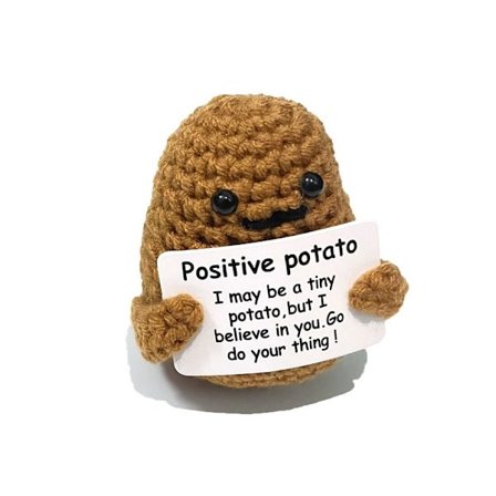 Rolig Positiv Potatis Stickad Potatisdocka 3 3 3