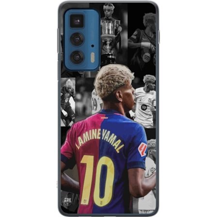 Kompatibelt Mobilskal till Motorola Motorola Edge 20 Pro Yamal FC Barcelona fotboll stjärnskott 2025