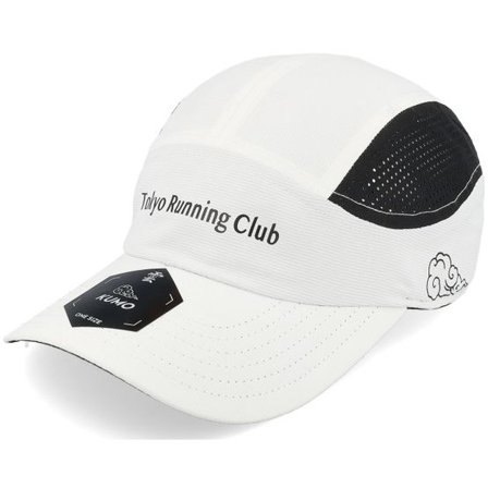 Kumo - Vit 5panel Keps - Tokyo Running Club Storm White/Black 5-panel @ Hatstore