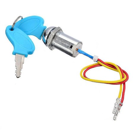2 Nycklar Tändningslås Universal 2 Trådar Elektrisk Go Kart Tändningslås Nyckel Scooter Helt Ny Hög Kvalitet