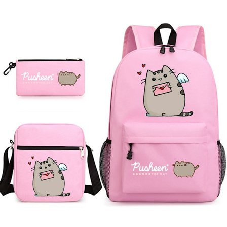 Pusheen Fat Kitty Tvådelad Vardagsryggsäck (Rosa) YIY