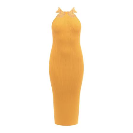 Self Portrait Dress , Oranje , Dames , Maat: L Casual jurken
