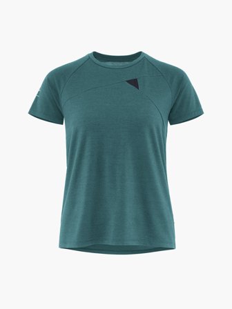 Klättermusen Fafne SS T-Skjorte Dame - Dark Deep Sea - S