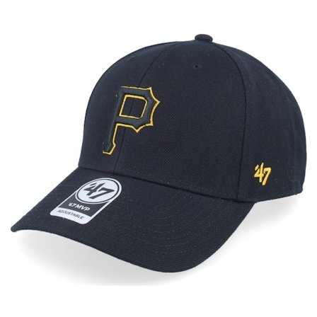 47 Brand - MLB Black adjustable Czapka Z Daszkiem - Pittsburgh Pirates Mvp Black Adjustable @ Hatstore