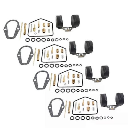 Utsökt 4X Motorcykel Förgasare Renoveringssats Reparationsmunstycken Packningar För Honda CB500 CB 500 Four 1971 1972 1973