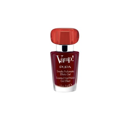 Pupa Vamp! Smalto Profumato Effetto Gel 205 Erotic Red-FRAGRANZA ROSSA - Smalto Effetto Gel