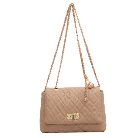Dam axelväska mode clutch handväska quiltad designer crossbody väska med kedjerem