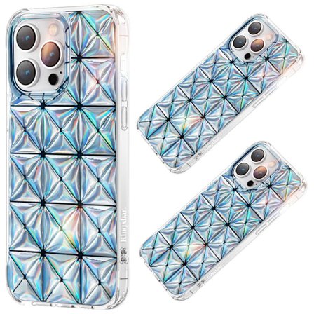 Kingxbar Miya Series deksel iPhone 14 bakdeksel laser farge