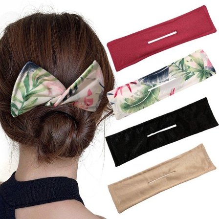 TG Kvinders Hårbulle Maker Tool Fransk Twist Hår Fold Wrap Snap Champagne