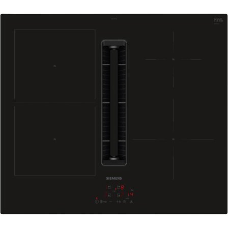Siemens iQ300 induksjonstopp med innebygd ventilator 60 cm