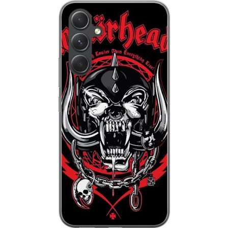 Samsung Galaxy A55 Gjennomsiktig deksel Motorhead Skull