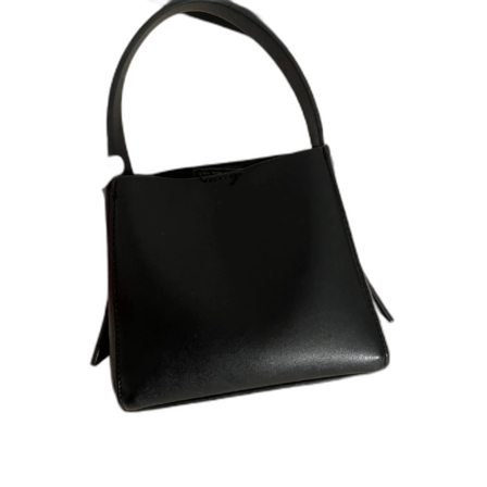 Svart axelväska i skinn från Gina