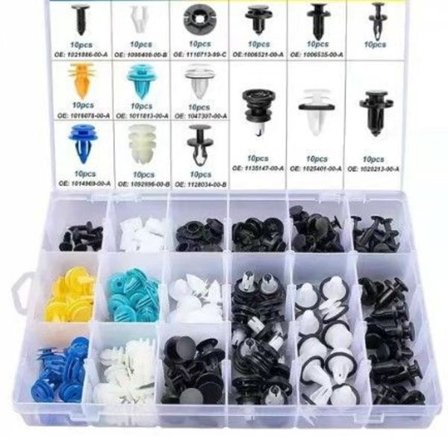 150 kpl Toyota & Lexus -korin sisä- ja ulkopuolen kiinnikkeen pidikeklipsi