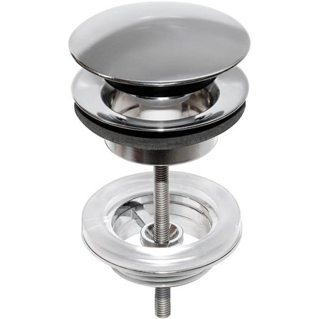 Gustavsberg 63657501 Bunnventil for vaskeservant, push-down, G32, Baderom