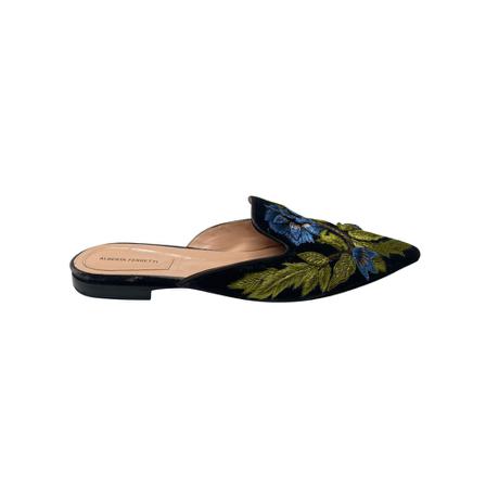 Alberta Ferretti, Flats Zwart, Dames, Maat:38 EU
