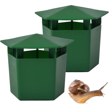 QU)2 stk. Sneglefælder Fangstværktøj Plastik Øl Snegl Nem Fælde Miljøvenlig til at Fange Snegle Fanger Have Gård Beskyttelse Forebyggelse
