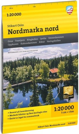 Calazo Stikart Oslo: Nordmarka nord 1:20.000