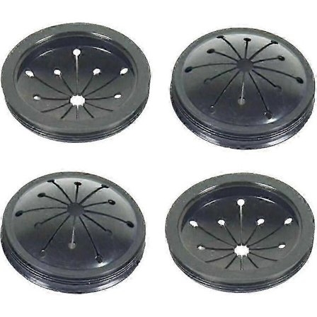 4-pakning sprutbeskyttelse for søppelkvern, 3-1/8 tommer, tilbehør for matavfallskvern for Ge, Waste King, Whirlaway og Sinkmaster-modeller