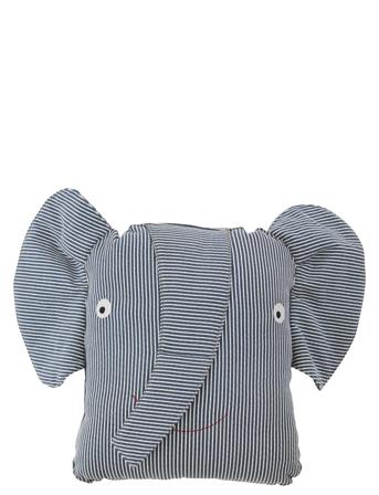 Erik Elephant Denim Cushion Home Kids Decor Cushions Blå OYOY Living Design