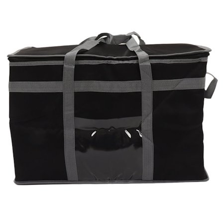 Eristetty laukku 38L Suurikapasiteettinen uudelleenkäytettävä kylmälaukku Lounaslaukku 2 kahvalla ruoalle