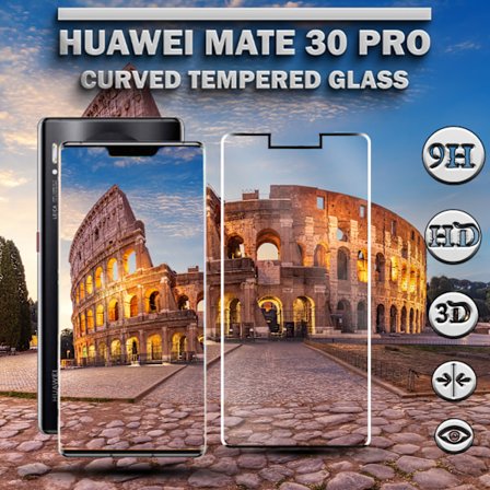 1-Pack HUAWEI MATE 30 PRO Skærmbeskyttelse - Hærdet Glas 9H - Super kvalitet 3D