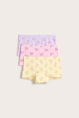 Kappahl | Mönstrade boxertrosor 3-pack | Rosa