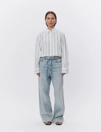 Day Birger et Mikkelsen Issa - Striped Cotton - Cream - 44