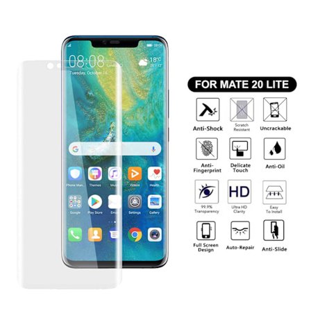 Kattava Huawei Mate 20 Lite -näytönsuoja NanoEdge Protective muovi