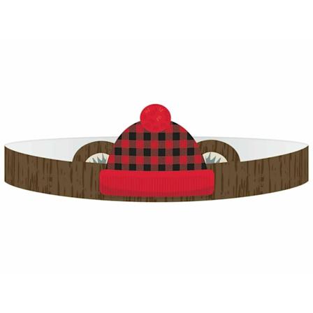 Amscan Little Lumberjack Pappers Krona En Storlek Brun/Röd/Svart Brown/Red/Black One Size