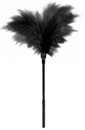 Guilty Pleasure Small Feather Tickler Black Fjäder tickler - Blushme.se