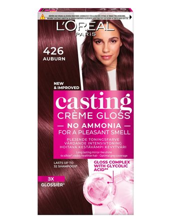 L'Oréal Paris L'oréal Paris Casting Crème Gloss Semi-Permanent Hårfärg För Alla Hårtyper 426 Auburn - Red - 1 PCE