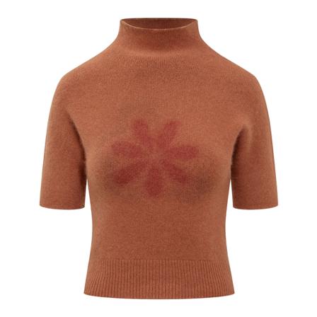 Semicouture, Turtlenecks Bruin, Dames, Maat:L