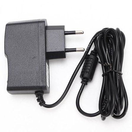 9V AC Adapter Svart Multi Effekt Plast 190cm Kabel EU Plugg 100-240V