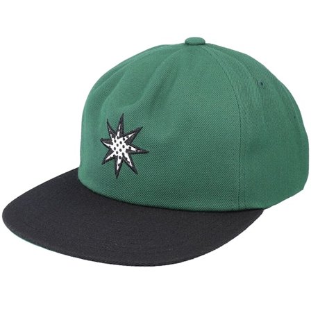 HUF - Huf Star Dark Green Snapback Snapback Green Cap - @ Hatstore