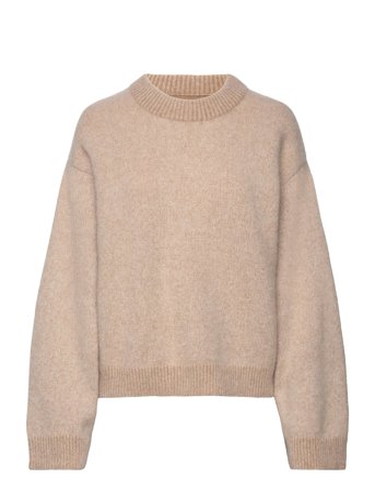 HOLZWEILER Tine Knit Crew Neck - Beige - XL