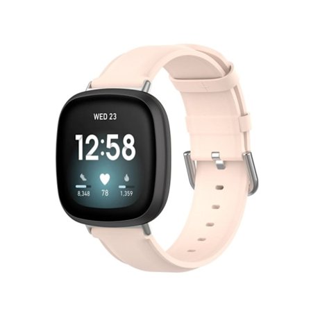Mjukt Fitbit Versa 4 etc. band - Ljusrosa