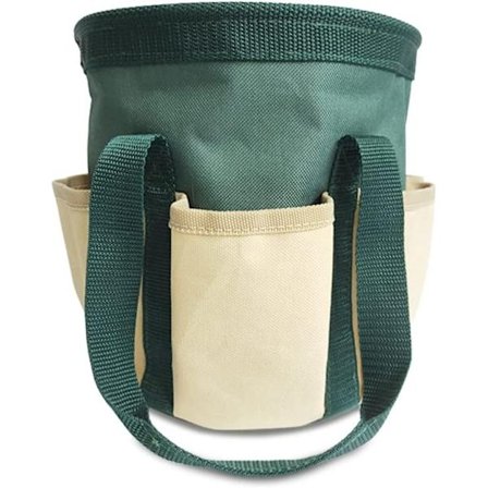 Havearbejdsredskab opbevaringspose (grøn) med 6 lommer - dame- og