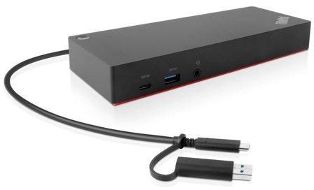 Lenovo ThinkPad Hybrid USB-C with USB-A Dock - dokkingstasjon - 2 x HDMI, 2 x DP