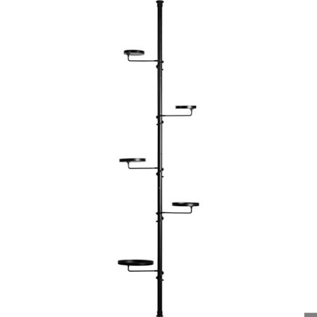 Teleskopisk hylla med växtstöd Stort modell