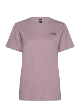 W S/S Relaxed Redbox Tee Sport Women Sport Clothing Sports Tops & T-shirts Sport T-shirts Purple The North Face