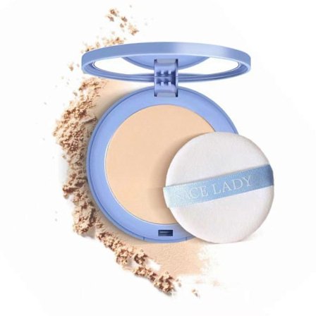 Long-Lasting Waterproof Pressed Powder Matte Oil Control Face Powder for Daily Makeup Women Men